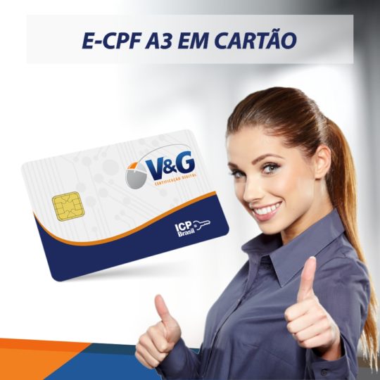 E-CPF A3 EM CARTÃO INTELIGENTE